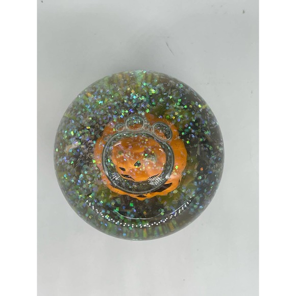 Pre-owned Greenbrier Small Halloween Glitter Water Globe Pumpkins EUC - Picture 7 of 8